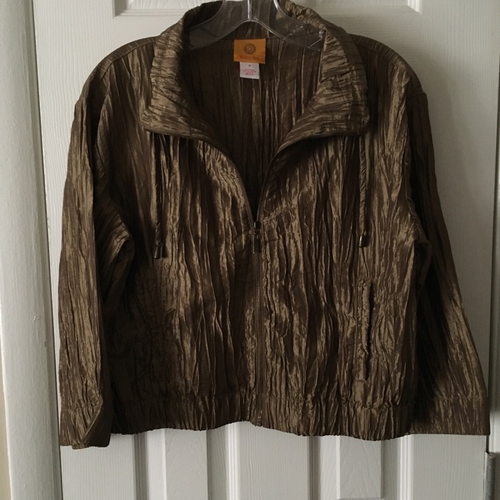 Ruby Rd. Lightweight Zip front Jacket Blazer